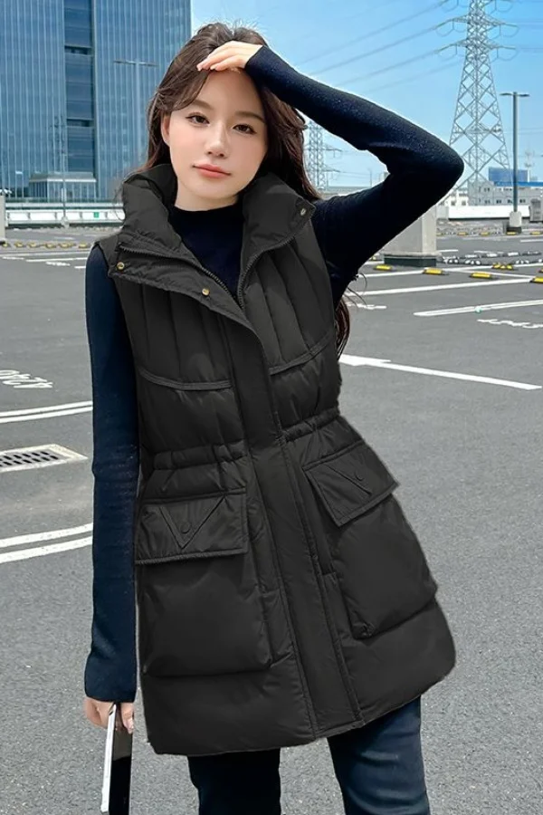 

High-end Cotton Vest for Women in Winter Korean Style Trendy 2025 New Cotton Vest Autumn Winter Slimming Thermal Jackets TS522