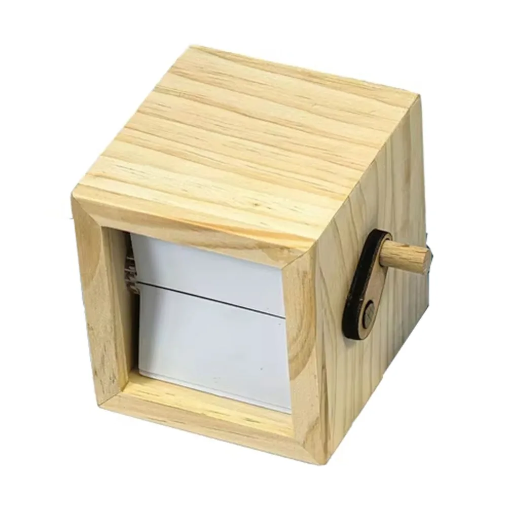 Luminous Hand Crank Photo Flip Book Frame for Easy Display