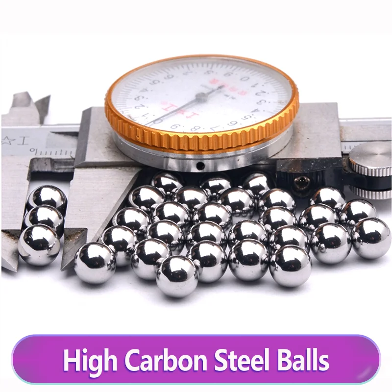High Carbon Steel Balls 3/4/5/6/7/8/9/10/12mm Polished Smooth Steel Bearing Balls for Bicycle Bearings Machinery Slingshot Ammo