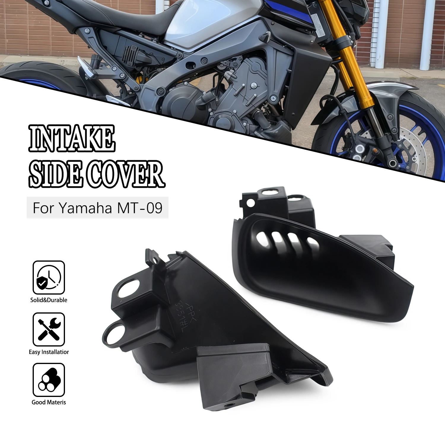 

For Yamaha MT-09 MT09 MT 09 SP 2021-2024 Motorcycle Parts Air intake side cover fairing Fairing Panel Bracket