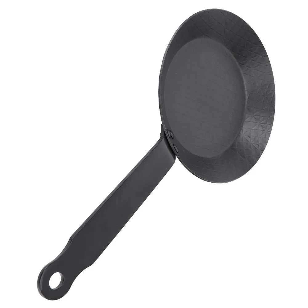 Carbon Steel Frying Pan Nonstick Even Heat Distribution Omelette Pan Practical Easy Clean Egg Pan Gas Stove Induction Cooker