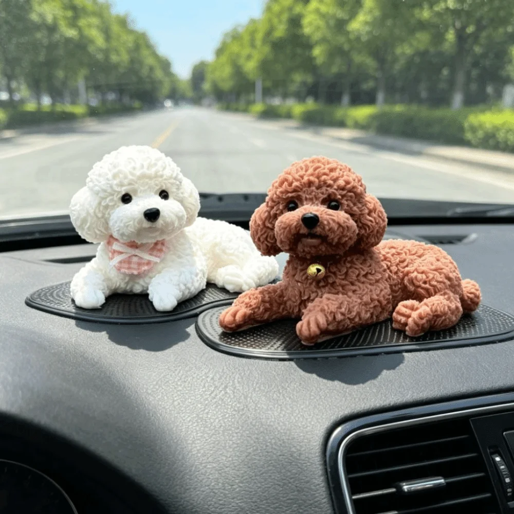 Silicone Dog Dog Squishy Simulation Pet Slow Rebound Car Dashboard Decor Soft Hand Feel New Reduce Pressure Ornament