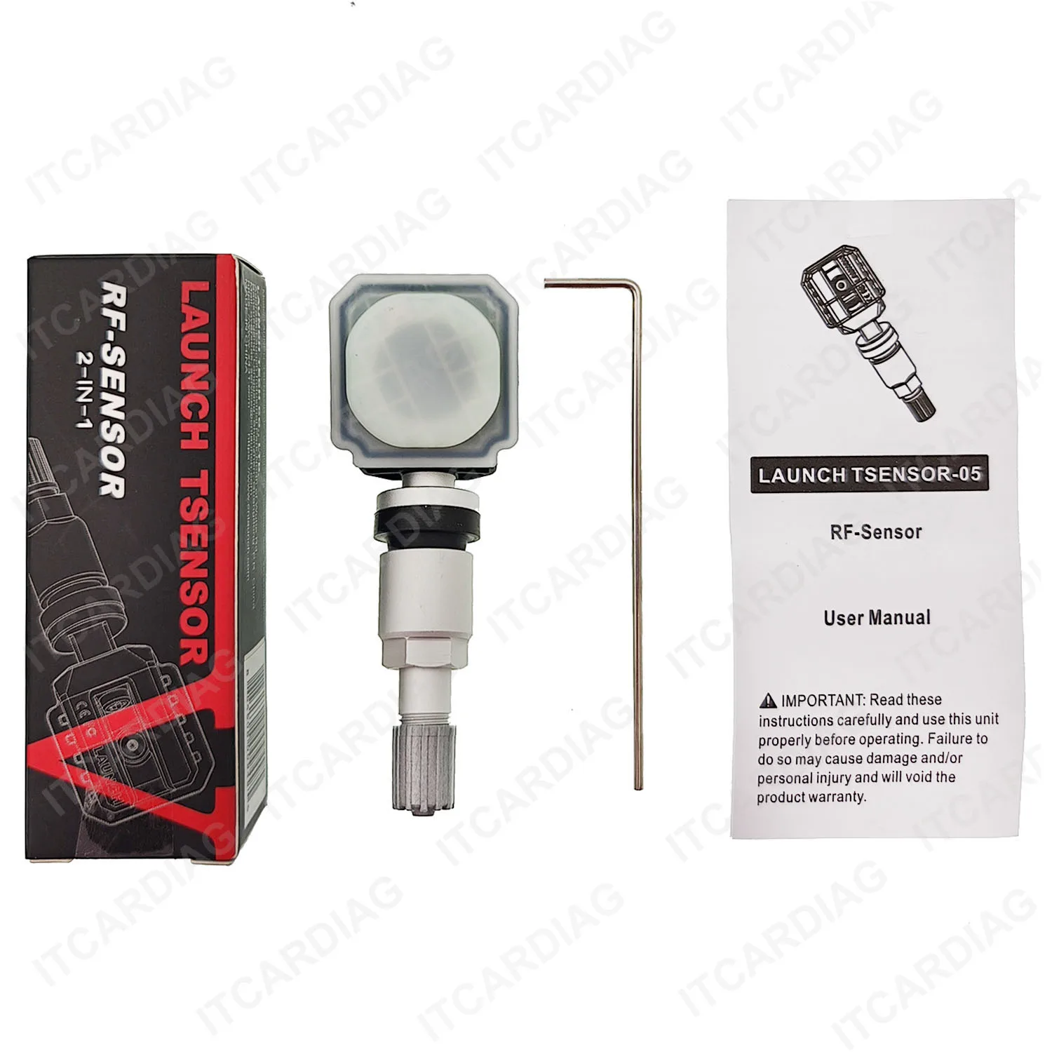 إطلاق X431 LTR-05 RF-Sensor 315/433MHz 2 في 1 مستشعر TPMS أدوات إصلاح إطارات السيارة تعمل مع إطلاق TSGUN I-TPMS CRT501 CRT5011E #6