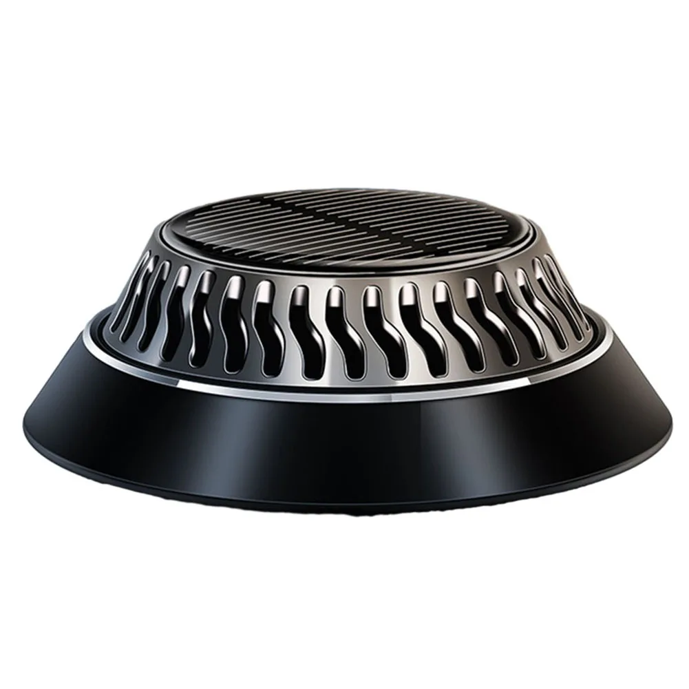 Ornaments Turbine Diffuser Long-Lasting Rotating Snow Removal Instrument Solar 8*4.5*3cm Alloy Car Aromatherapy
