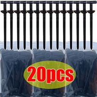 Nylon Universal Cable Tie Buckle-Heavy Duty Zip Ties Holder with Pin & Button Design Plastic Cable Ties Tool Fasteners Car Body