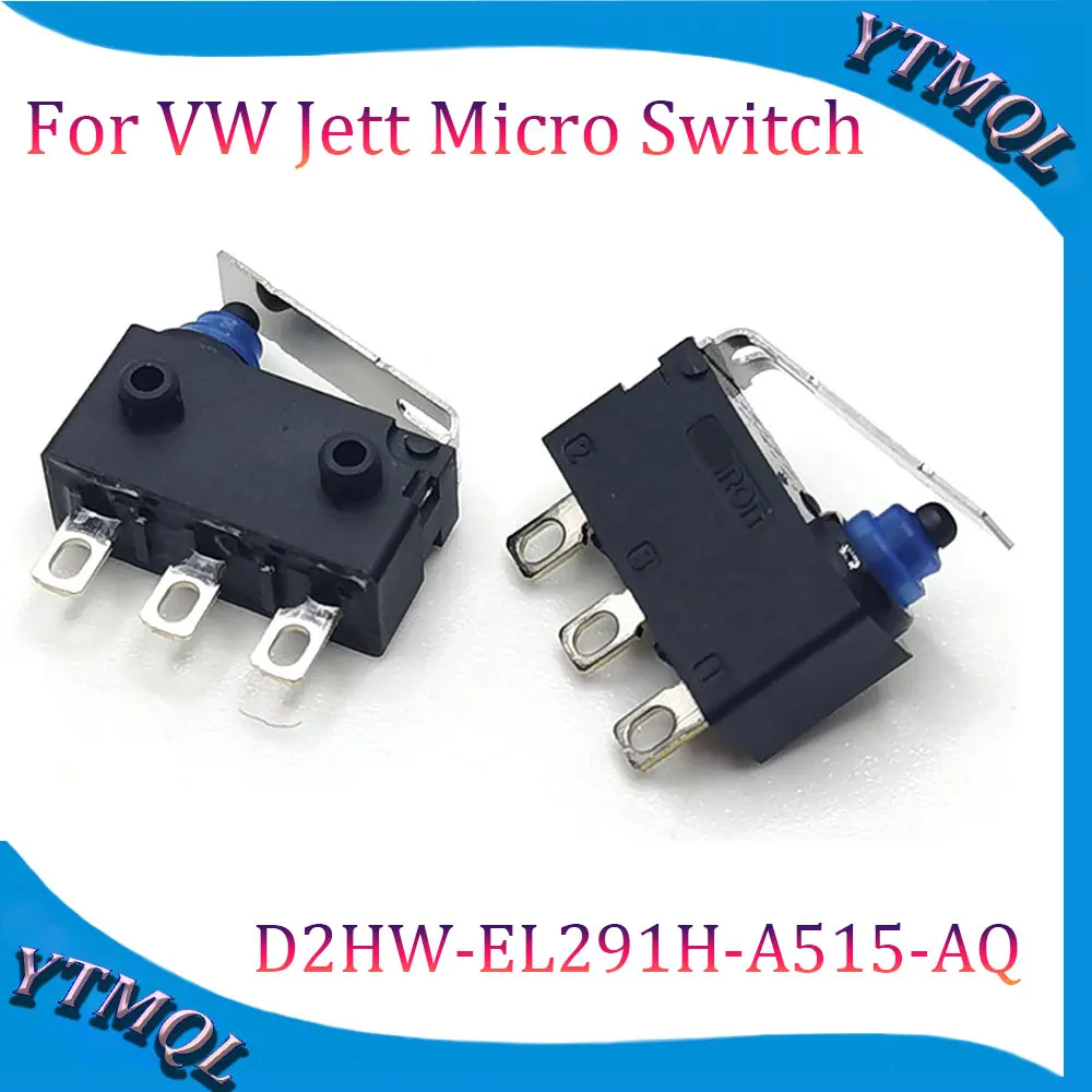 1-10Pcs Car Door Lock Micro Switch For VW Jett D2HW-EL291H-A515-AQ IP67 Waterproof Touch With Metal Handle D2HW