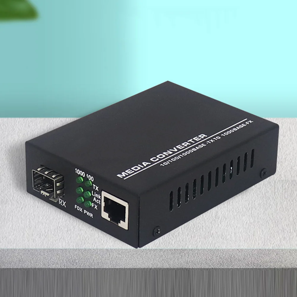 Fiber Converter Media Gigabit Coaxial with Poe Electronic Optic Modem to Ethernet