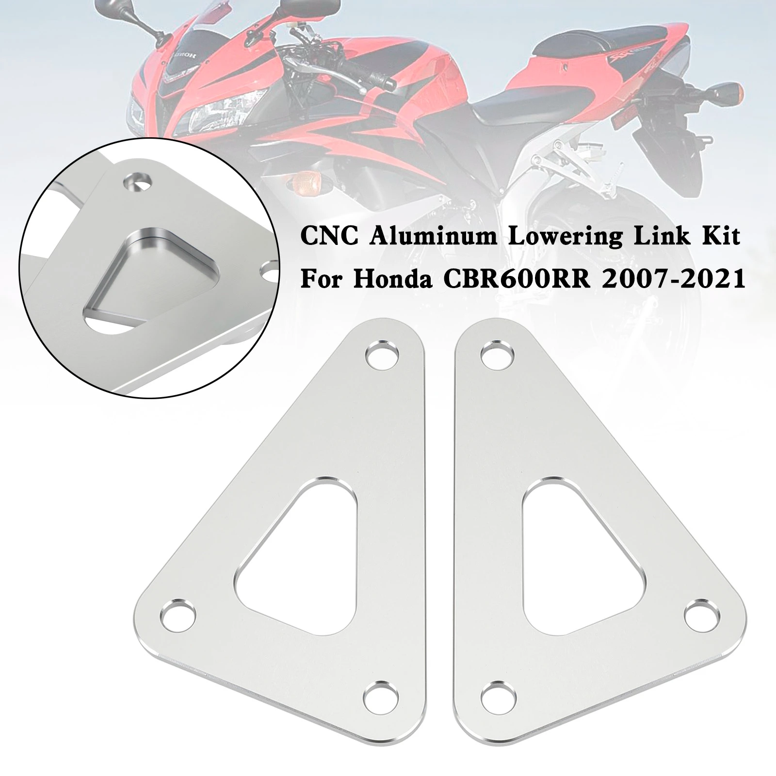 

Topteng CNC Комплект алюминиевых колец для понижения для Honda CBR600RR CBR600 2007-2021 аксессуары для мотоциклов