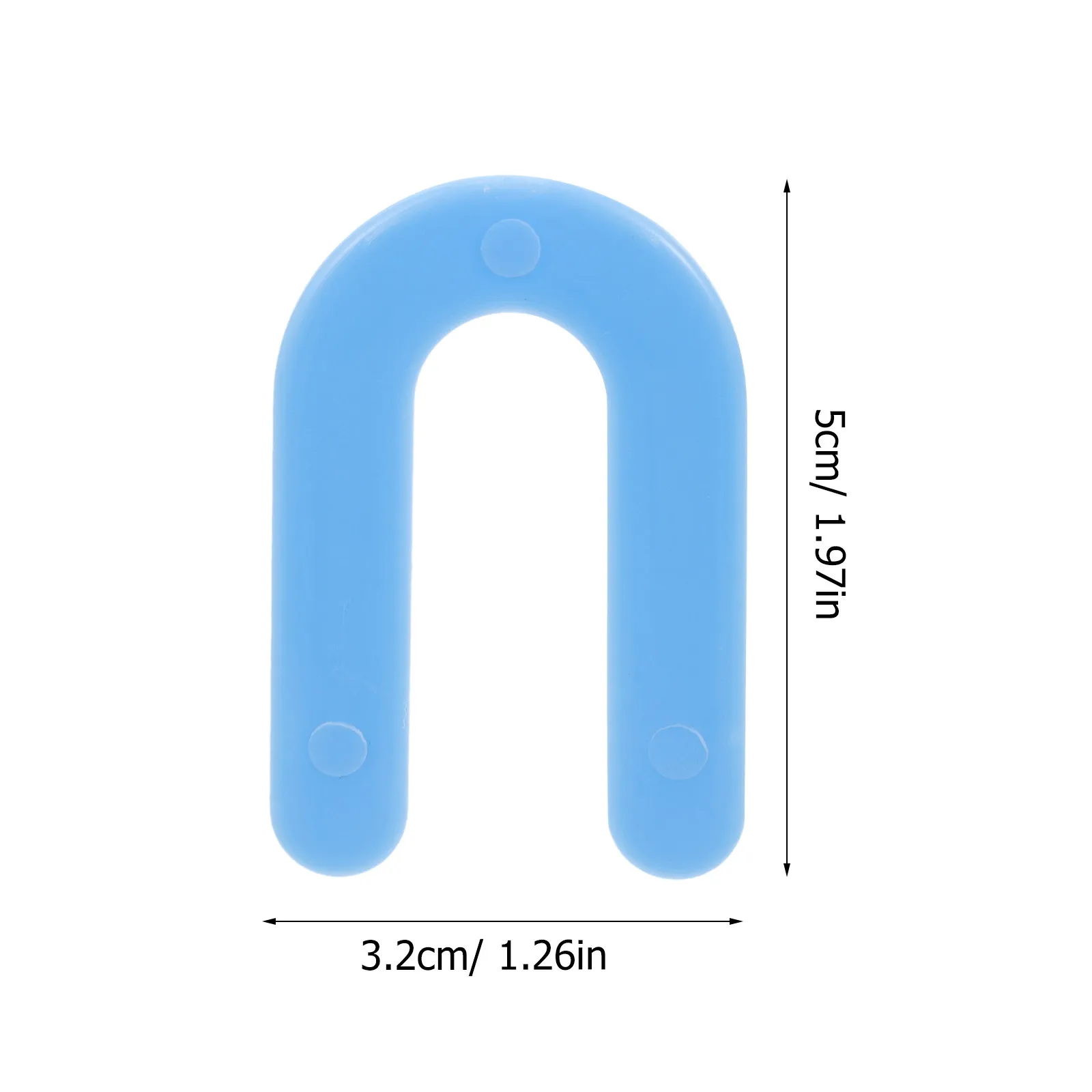 100Pcs Shape Tile Spacers Horseshoe Shims Reusable Plastic Construction For Property Manager Leveling System Tools