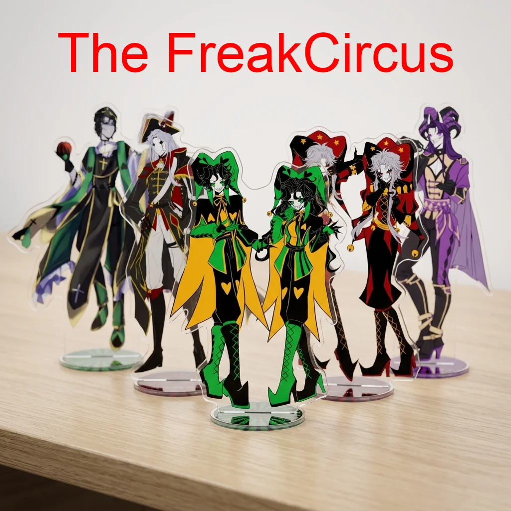 The Freakcircus Acrylic Stand Keychain Pierrot Harlequin Jester Ticket Taker Cute Fans Gift 2026 New