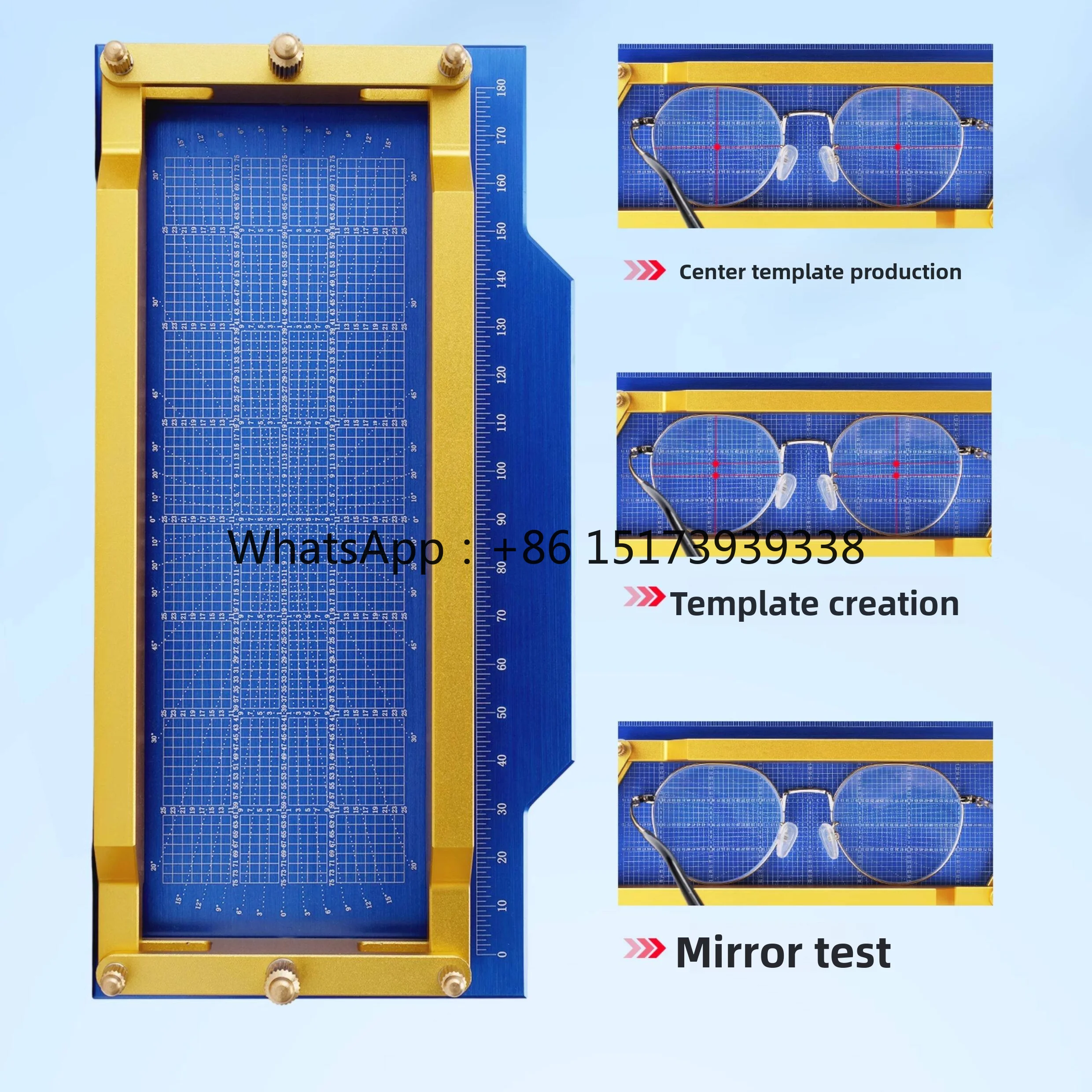3T Eyewear Processing Imaging Frame for Prescription Lens Measurement Parallel