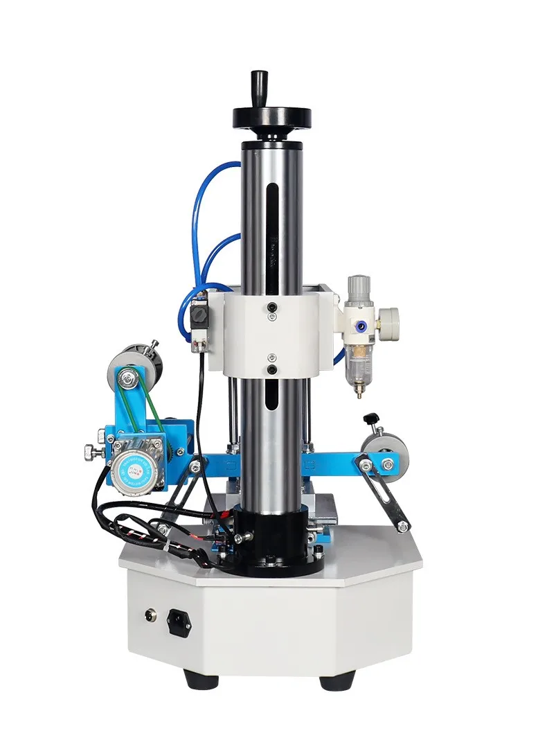 رائجة البيع آلة الختم الساخن الجلدية الهوائية 110*120 مللي متر آلات الصحافة الحرارة