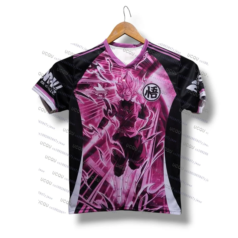 

Новое поступление, мужская и женская футболка Goku Dragon Ball, модная футболка с 3D принтом, забавная футболка с короткими рукавами и круглым вырезом, бандай, футболка для косплея