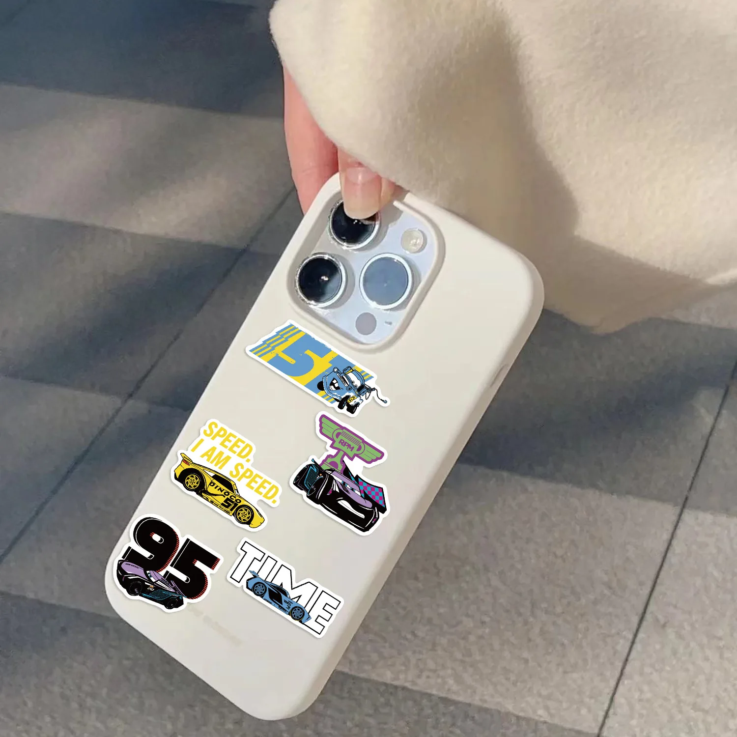 50 قطعة/100 قطعة الكرتون سيارة ليلة سباق الكتابة على الجدران ملصقات الزخرفية الغيتار الأمتعة DIY بها بنفسك ملصقات مقاومة للماء لعبة ملصقات