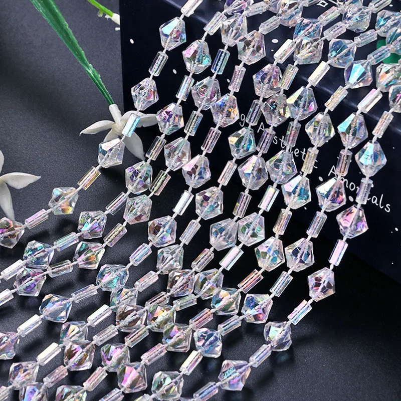 

Small Acrylic Crystal Bead Garland Curtain Pendant Romantic Birthday Wedding Engagement Party Decoration Home Atmosphere Decor