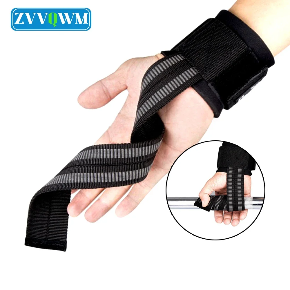 

1Pair Powerlifting Hand Wraps Wrist Support Women Men Workout Grip Straps Weightlifting Strap Wrist Band Strength Training