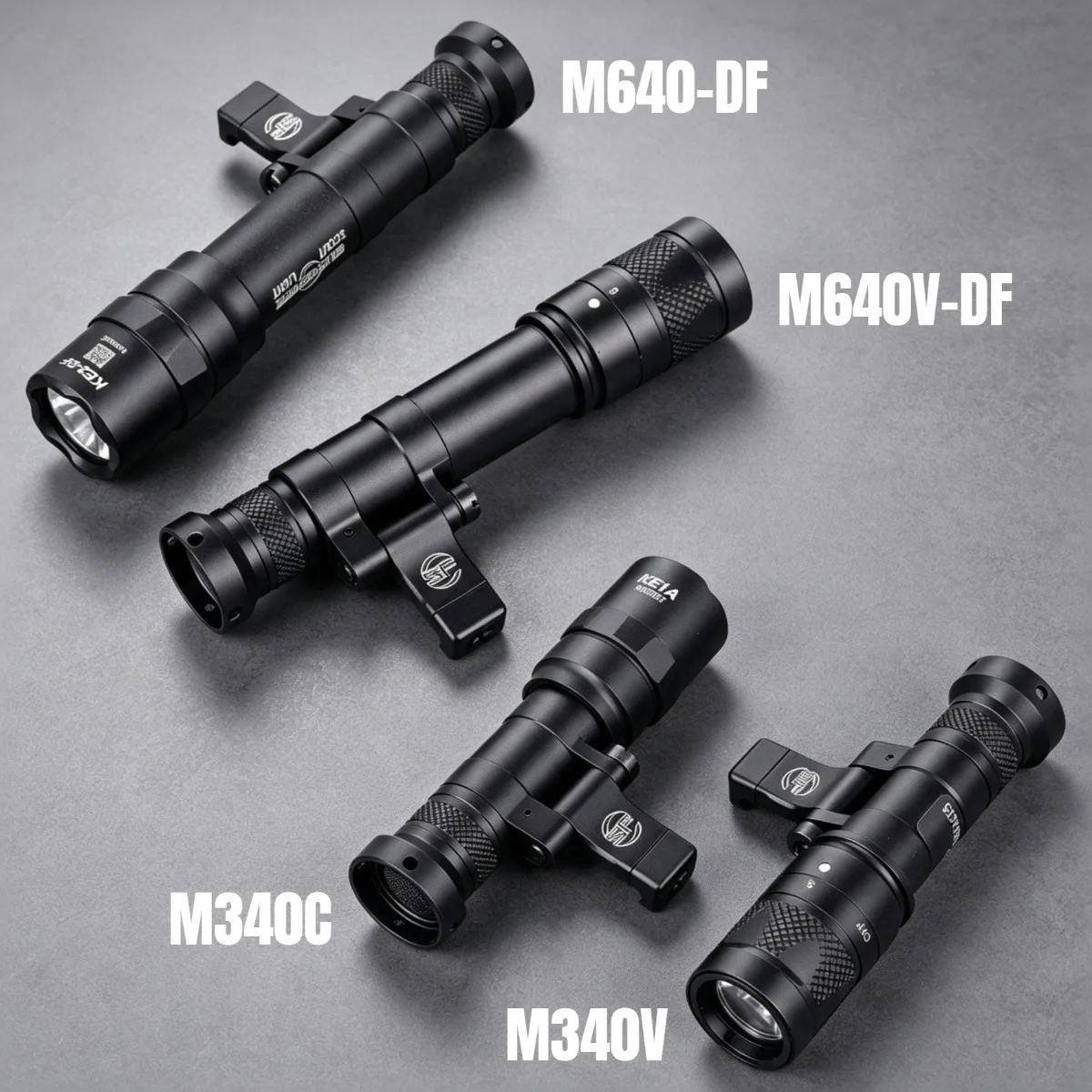 SureFire M340C M340V M640 DF M640V DF Tactical Scout Light Offset Mount Fits 20mm Picatinny Rail Outdoor Lighting Equipment