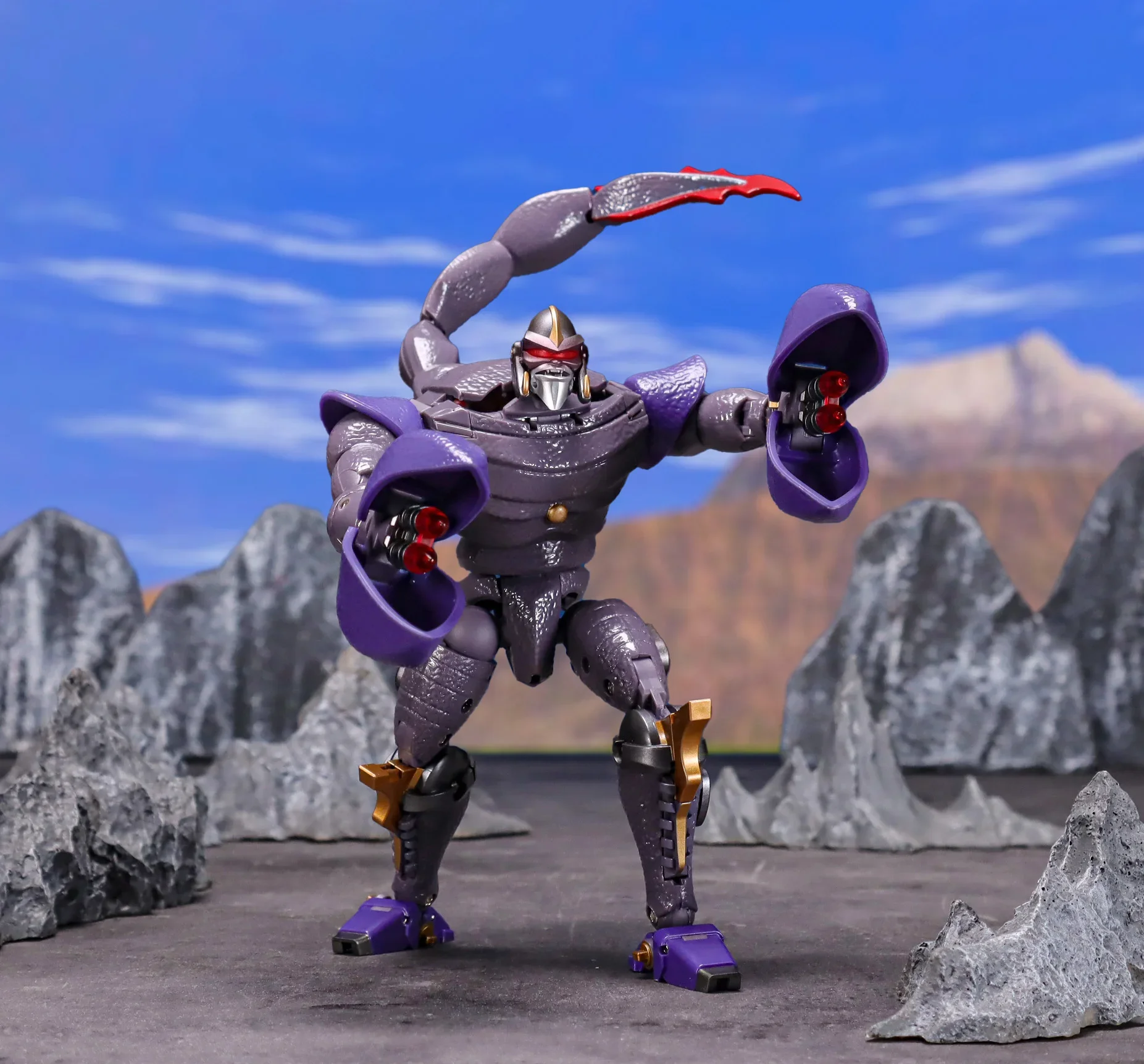 [สต็อก] หุ่นยนต์ของเล่น Transformation RT-D01 Lord Venatagon 16.2 ซม.Beast Wars Mini Pocket Action Figure