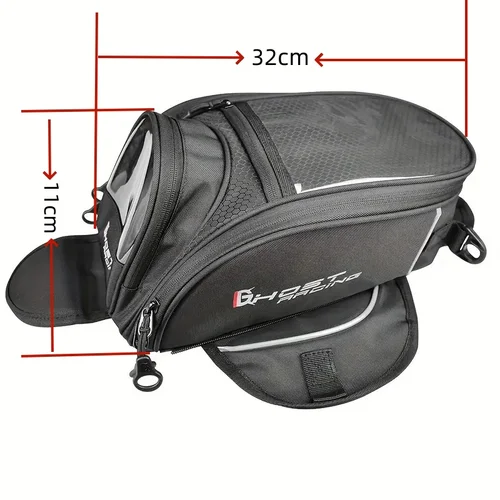 Imagen 2 del producto Nuevo Bolsa de combustible para motocicleta, tanque de navegación para teléfono móvil para GIVI, paquete de depósito de aceite pequeño multifuncional