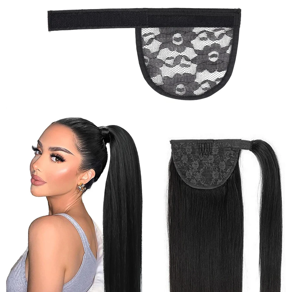 

Ponytail Net Base Hair Net For Making Ponytail Hair Extension Black Pony Tail Weaving Net With Adjust Strap Lace Net For Wigs