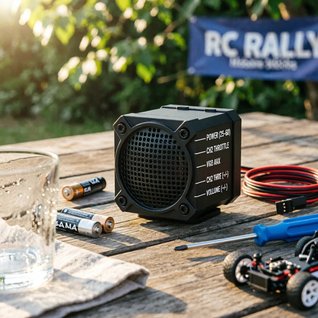 RC Engine Sound Module Matte RC Sound Simulator with Speaker Electronics Compatible Quiet for Hobbyists