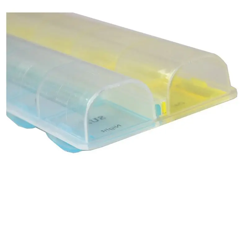 AB11-2X 7 Day Weekly Tablet Pill Medicine Box Holder Storage Organizer Container Case