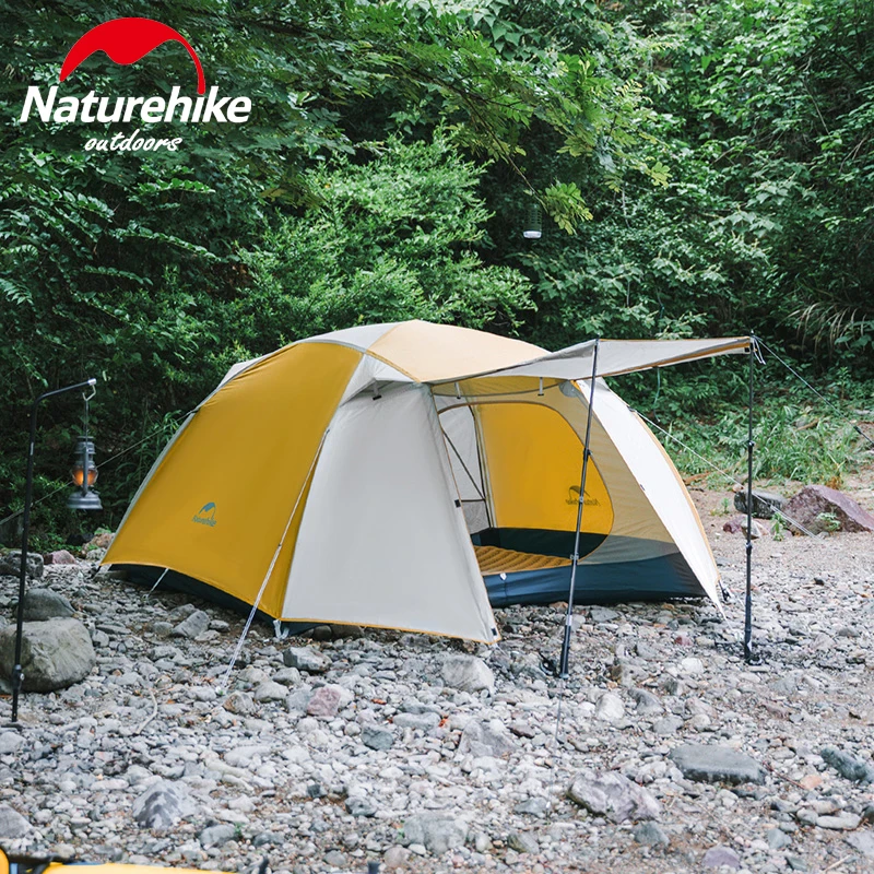 

Naturehike Camping Tent 2-3 Person outdoor Lightweight Backpacking Foldable Tent Waterproof Windproof Tent For Beach Camping