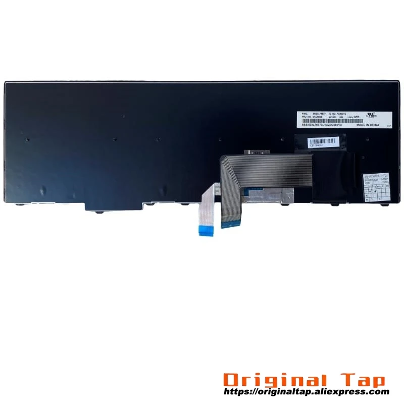 Teclado grego GR para Lenovo Thinkpad L570 01AX623 01AX664