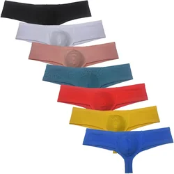 Cuecas Boxer de Algodão para Homens, Calça Bikini Brasil, Bolsa Bulge, Hipster Sports Underwar