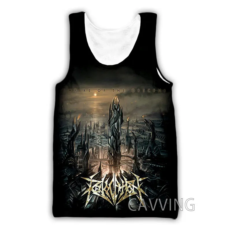 New Fashion Women/Men's 3D Print  Revocation Death Rock Band  Tank Tops Harajuku  Vest  Summer Undershirt Shirts Streetwear