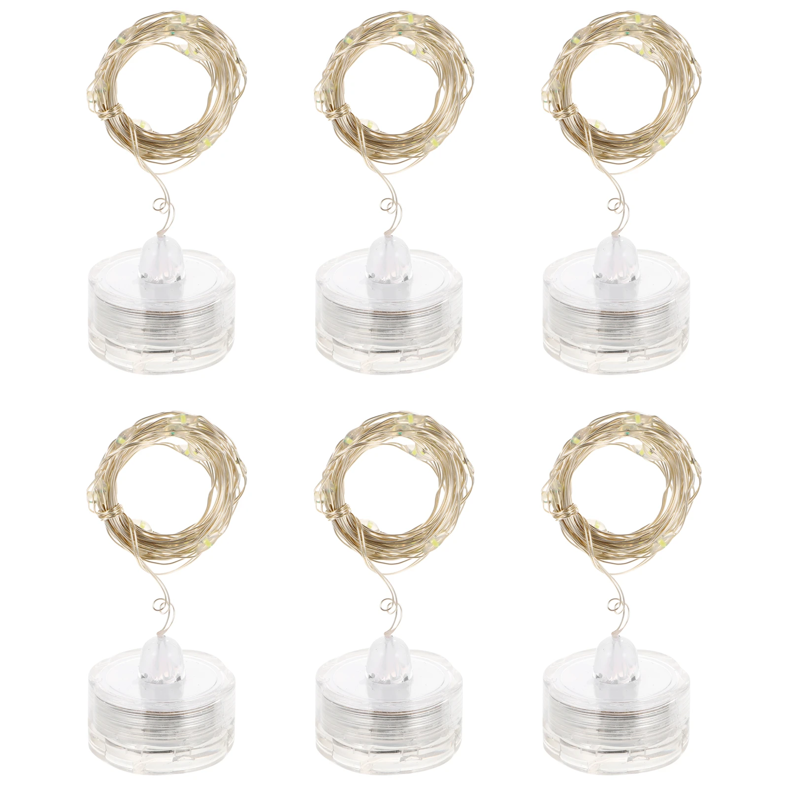 

Copper Wire Light String 2M 20LEDs Waterproof Submersible Diving Lamp Button Operated Party Decoration