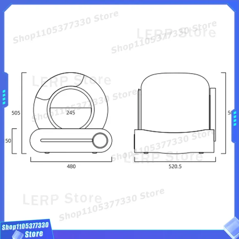 Smart Automatic Cat Litter Box Self Cleaning Intelligent Toilet for Pets New Barrel Replacement Parts Repair Accessories Kit