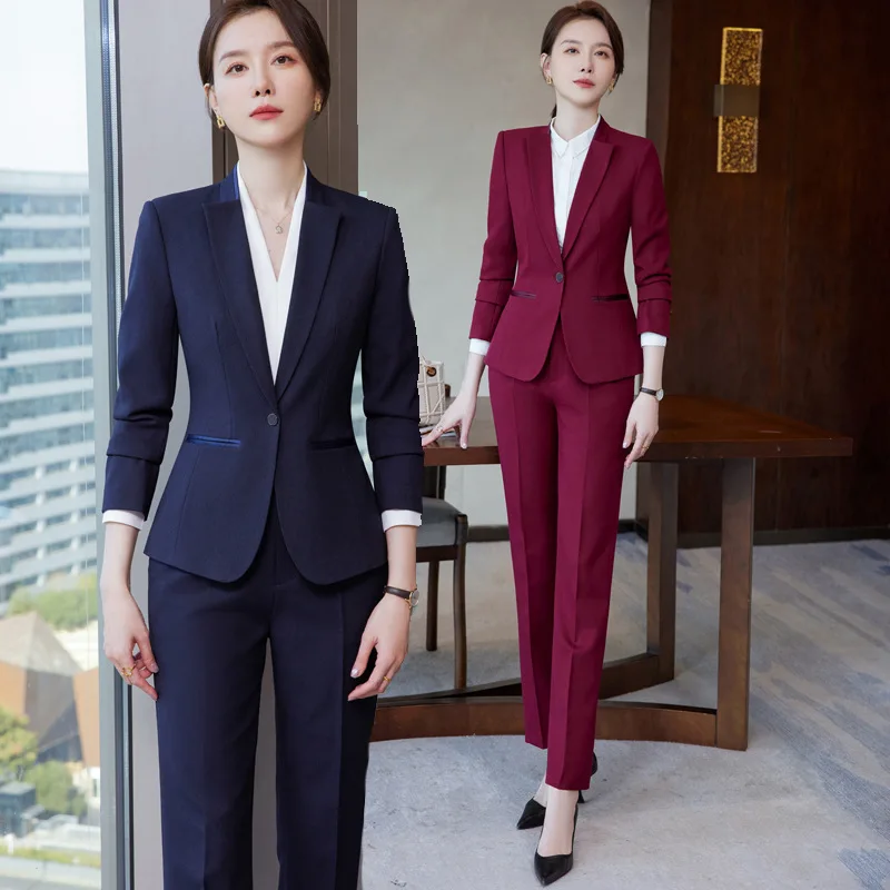 Business Suit Women2024Spring and Autumn New Lawyer Business Wear Formal Wear Temperament Civil Servant Interview Work Clothes