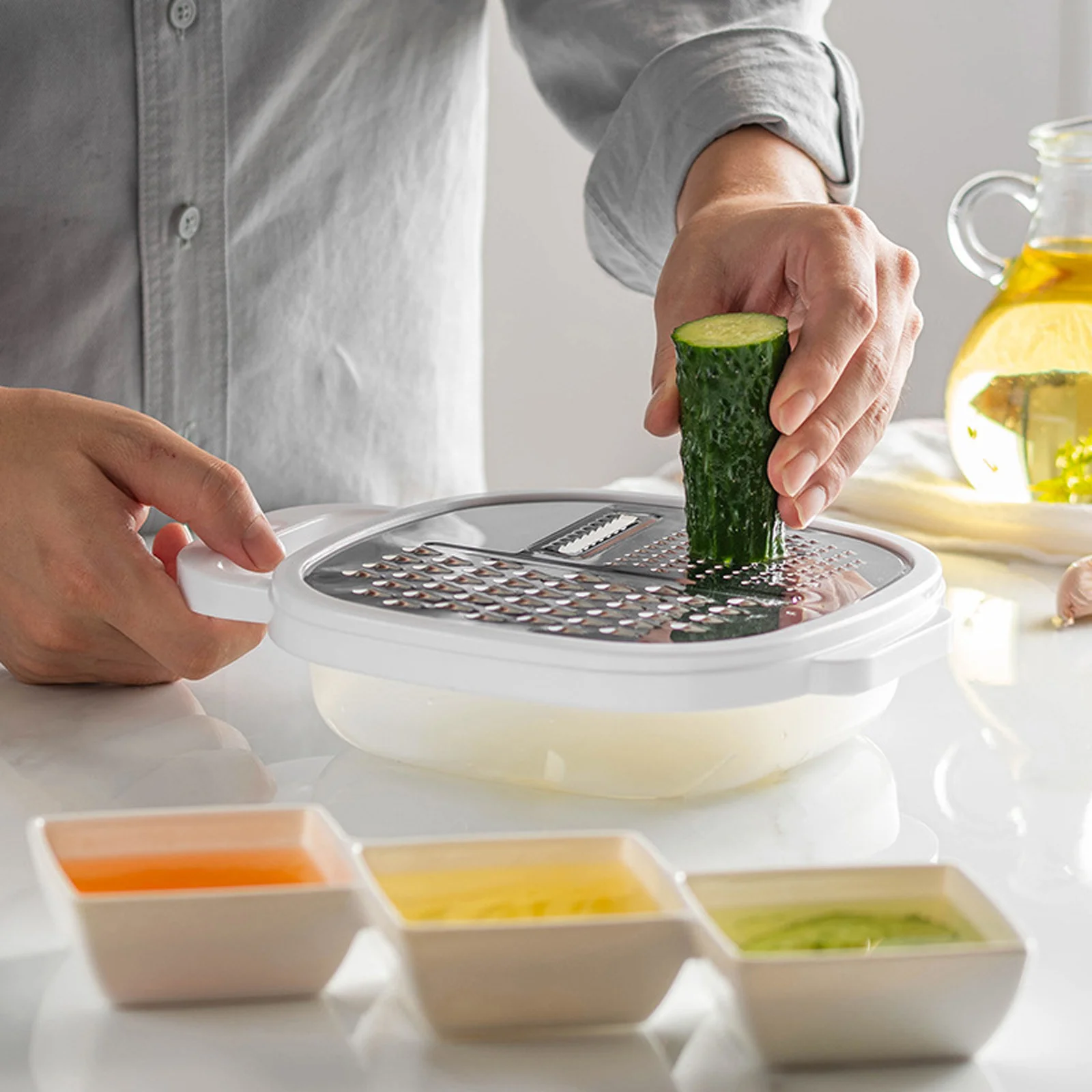 

Stainless Steel Vegetable Grater Slicer For Cheese Potatoes Shredding Multipurpose Kitchen Tool Food Chopper Hand Grater