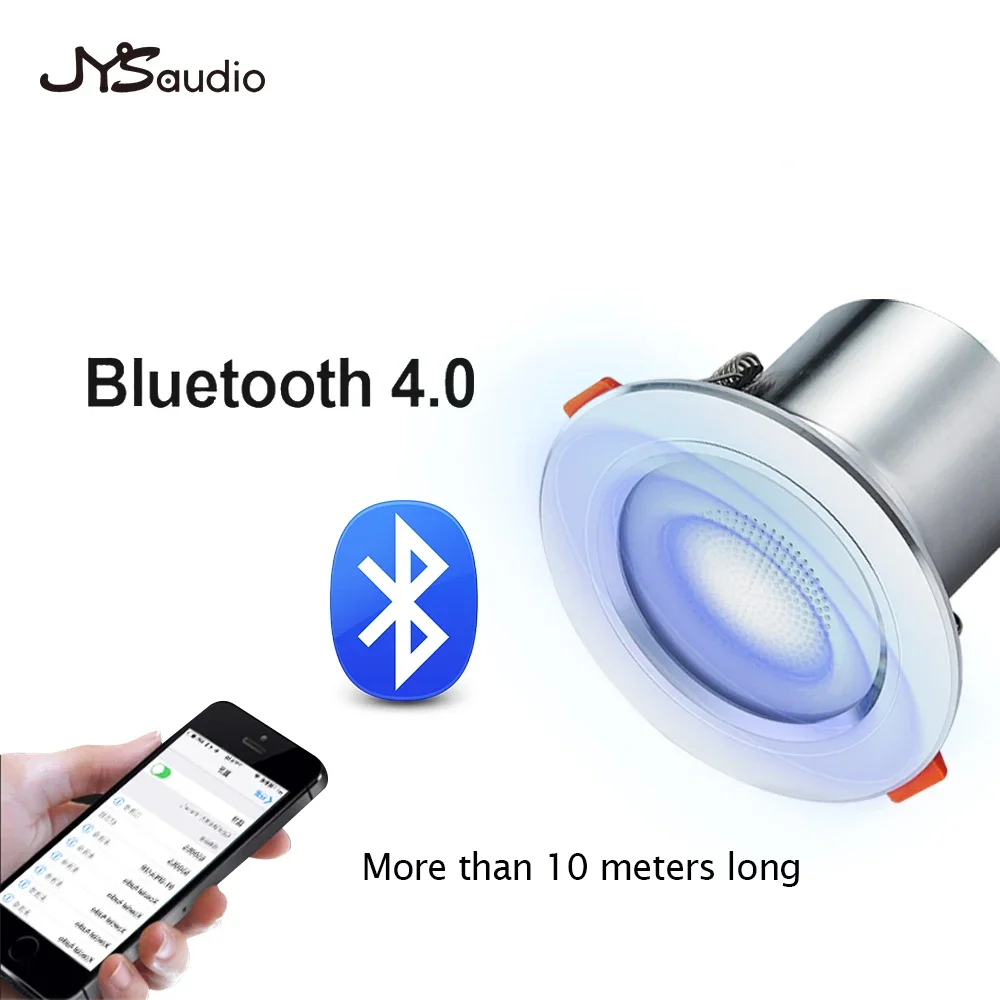 Mini luci da soffitto a LED per musica intelligente Controllo APP moderno Camera da letto Illuminazione da cucina Faretto audio Lampada musicale compatibile con Bluetooth