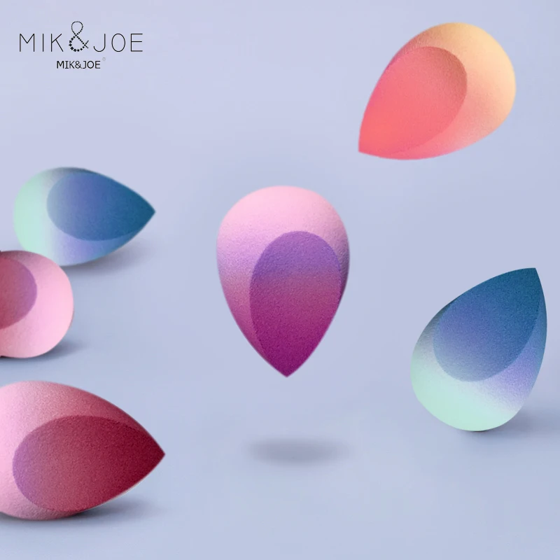 4Pcs Combination Makeup Puff Soft And Delicate Dual Use Of Dry And Wet For Home Or Travel Use