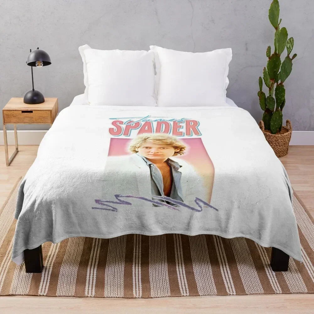 

James Spader Throw Blanket Sleeping Bag Soft Plaid Comforter Multi-Purpose Blankets