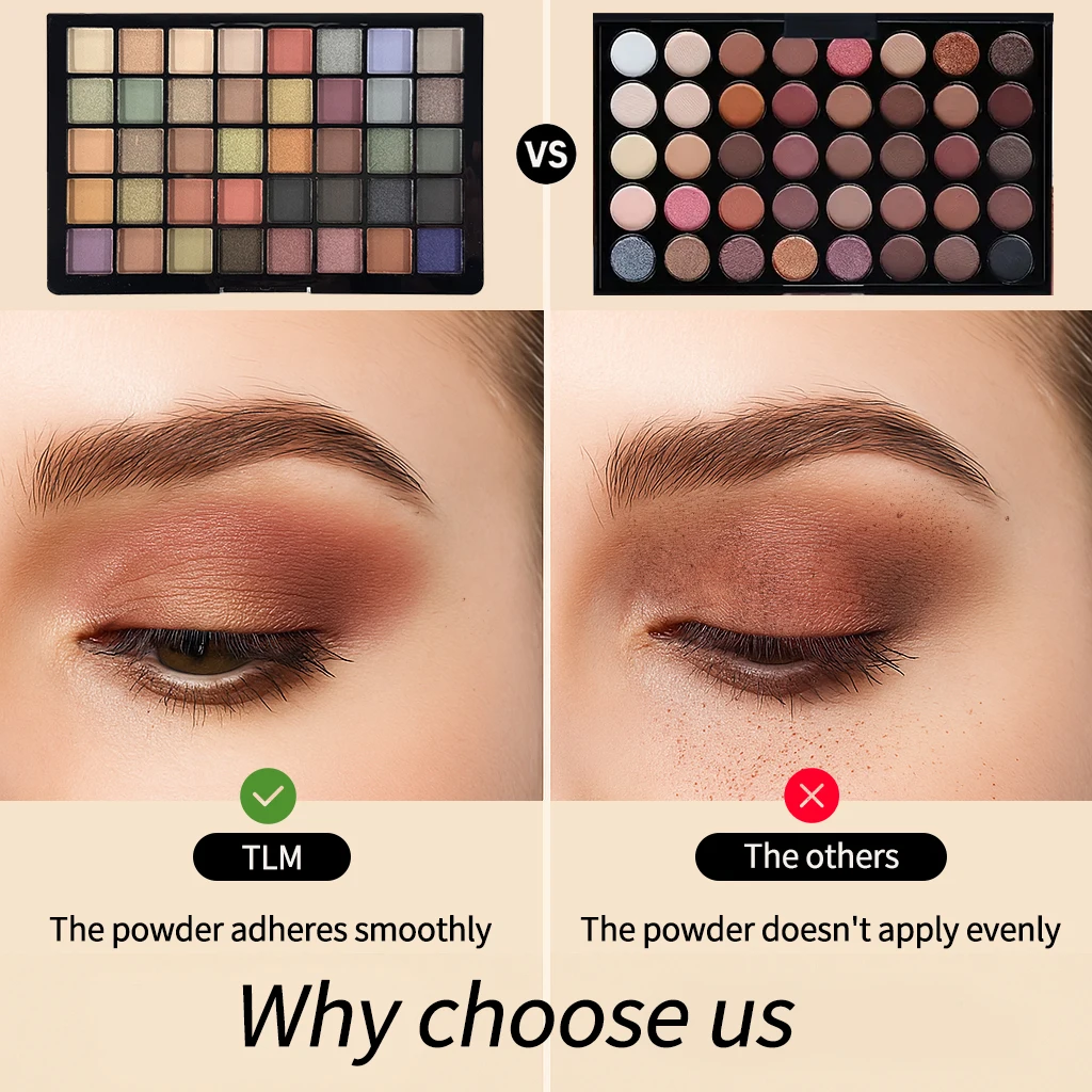TLM maquillage ensembles fard à paupières crayon à sourcils Kit combiné de maquillage complet pour femmes femme débutant étudiant ensemble complet