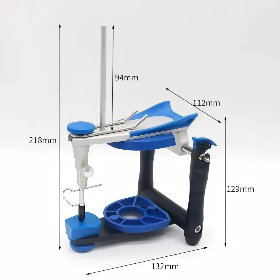 Mini Dental Articulator Professional Lab Model Casting Fixture, Precision Magnetic Adjuster, Oral Implant Impression Tool Device
