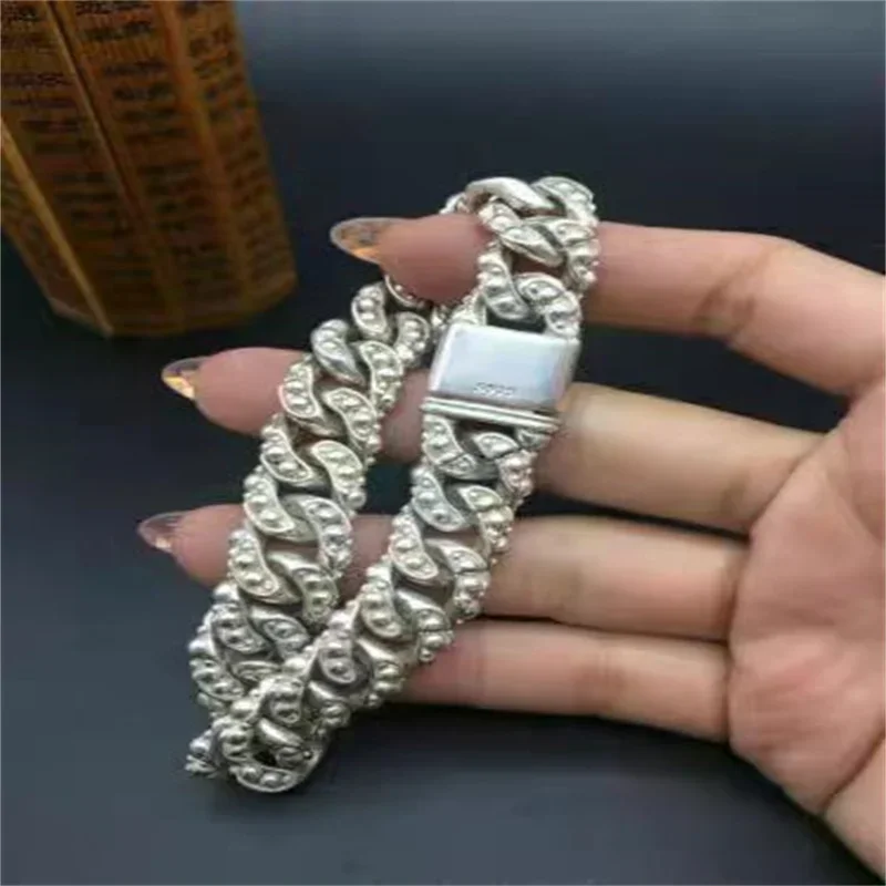 Fashion Tibetan Silver String Bracelet Exquisite Workmanship Bangles Charm Jewelry Unisex Personality Gift