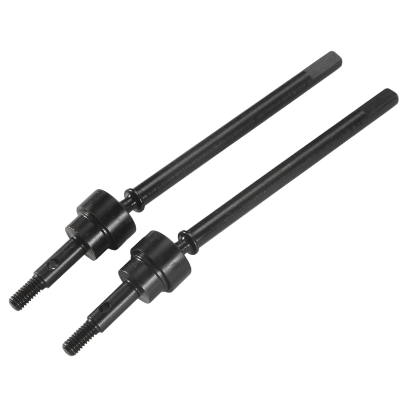 RC 2 ชิ้นโลหะด้านหน้าเพลาขับ CVD สําหรับ EX86100 86100 86110 FTX5579 1/10 RC Crawler รถอะไหล่อัพเกรดอุปกรณ์เสริม