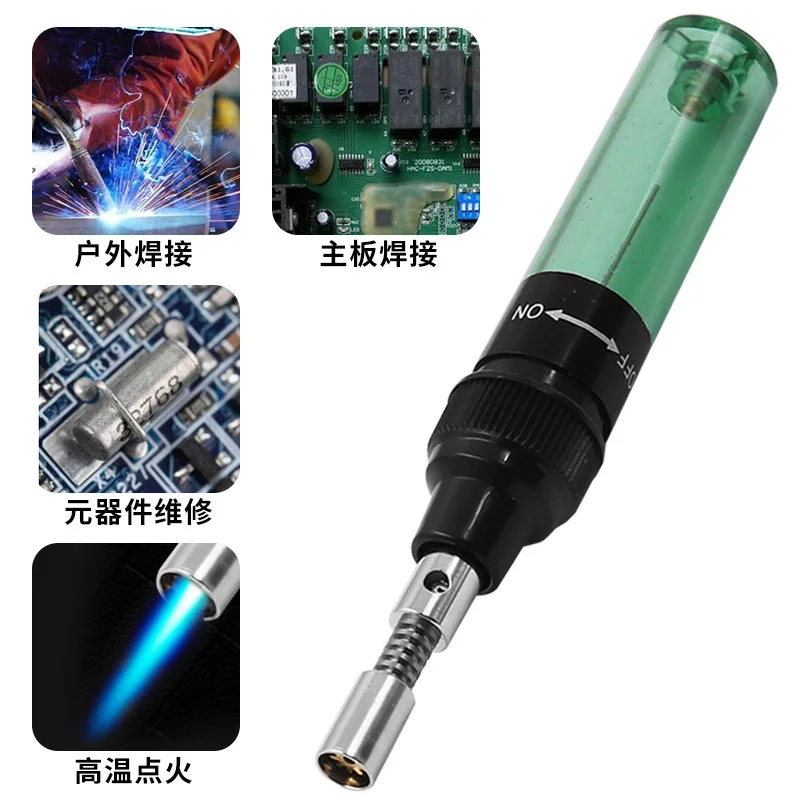 1300 C Butane Gas Welding Soldering Irons Welding Pen Burner Blow Torch Gas Soldering Iron Cordless Butane Tip Tool DIY bread