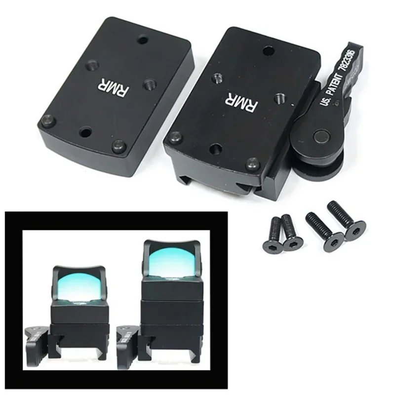 Doc R @ R نقطة حمراء صغيرة نطاق الناهض جبل مع QD قفل تلقائي 20 مللي متر السكك الحديدية مسدس لعبة الملحقات