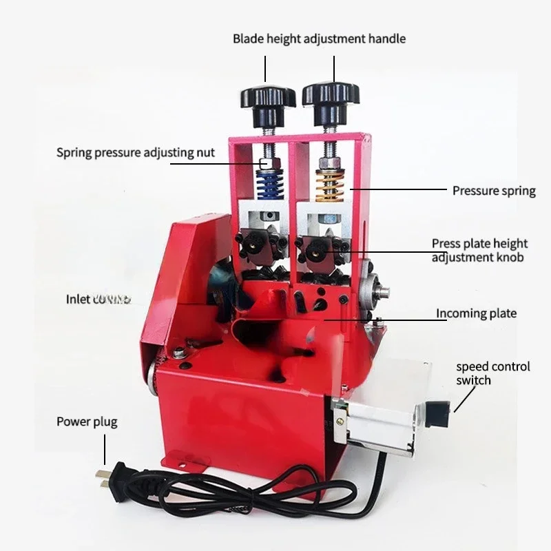 1.5-18mm Electric Wire Stripping Machine With Blade Cable Stripper for Removing Plastic & Rubber from Wire, Copper Recycle