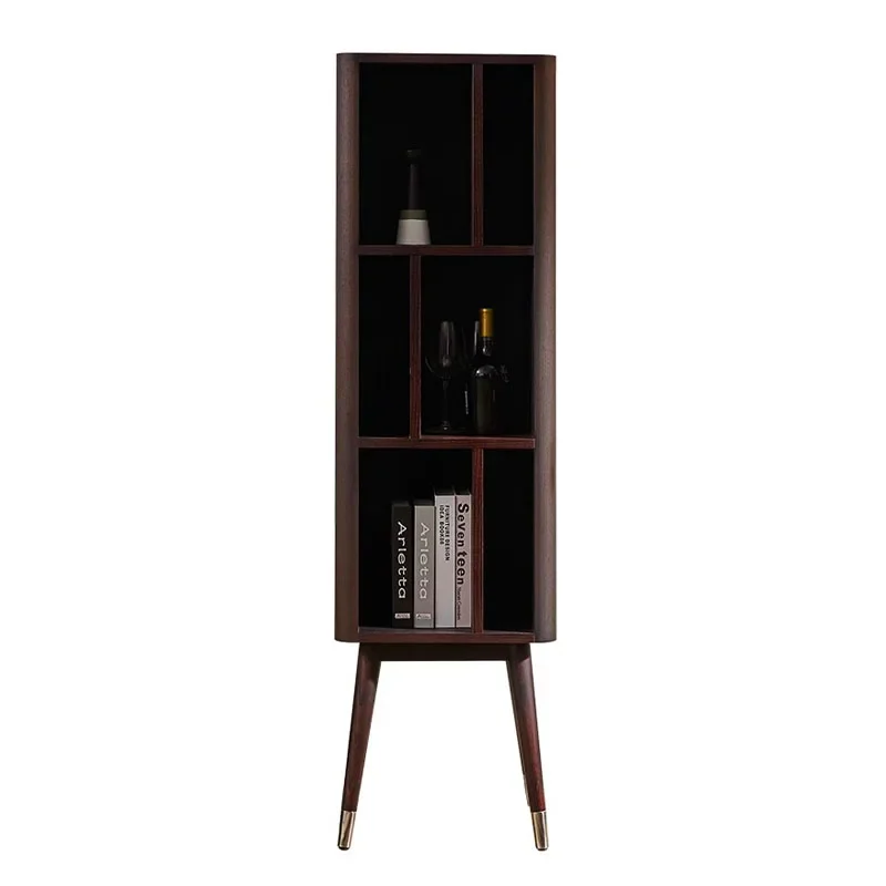 

New Arrival High Quality Walnut Wooden Wine Rack Wine Cabinet For Living Room Hotel Suite Wine Racks