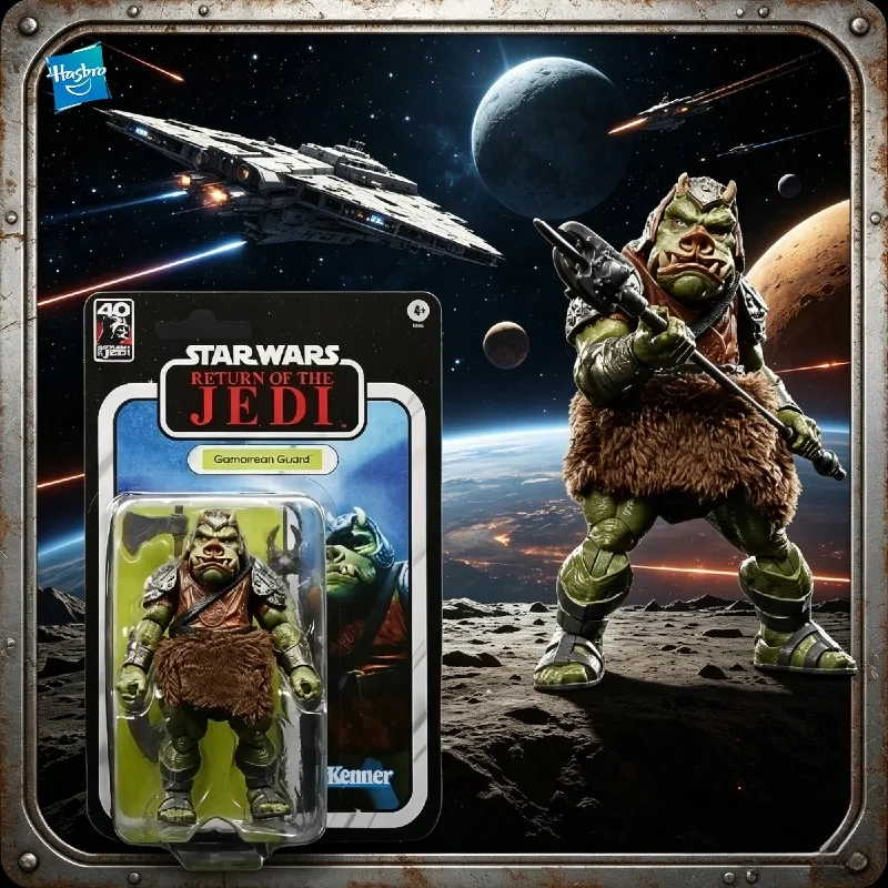 【en-stock】hasbro-star-wars-40th-gamorrean-guard-black-series-figurine-articulee-hautement-articulee-jouet-original-a-collectionner-cadeau