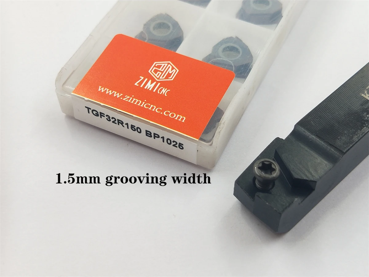 1x KTGFR1212H16-F + Triangular grooving 1Pcs TGF32R 150 BP1025 CNC Shallow Grooving 1.5mm