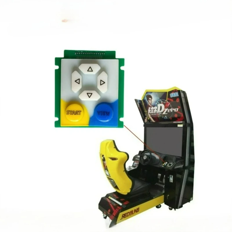 

1pcs Replacement Rubber Keypad Keypad Board Arcade Game Machine Compatible With Initial D And Initial D ZERO Game Accessories