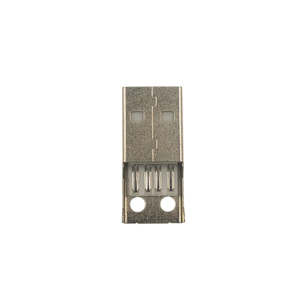 10pcs/lot USB Male 4Pin A Type Plug Connector with Plastic Cover for Data Connection Interface Charging