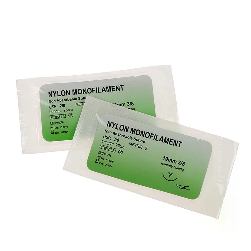 12Pcs Polypropylene Monofilament Medical Thread Needle Surgical Suture Training thread suture practice kit